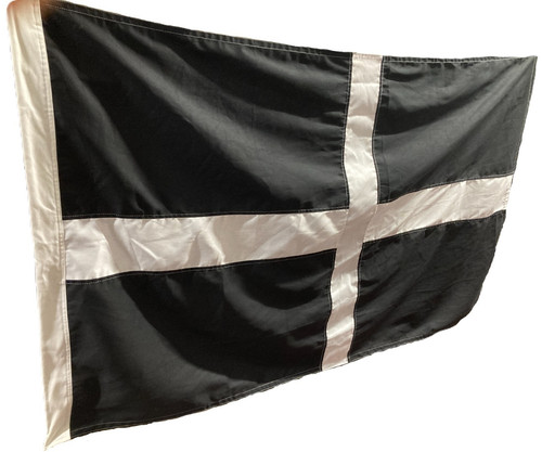 Cornwall flag sewn stitched - sewn,