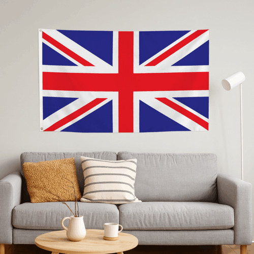 Union jack flag brass - flag,