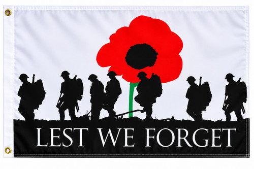 Lest forget flag - flag, x