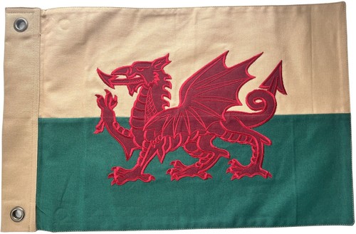 Wales flag fully sewn - wales,