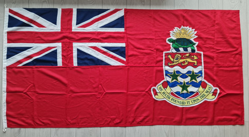 Cayman islands red ensign sewn - red,