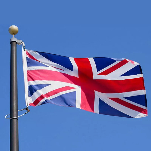 Union jack flag brass eyelets - flag,