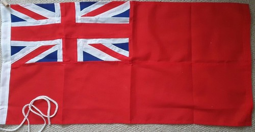 Sewn red ensign yard - red,