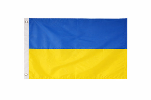 Sewn ukraine flag - sewn,