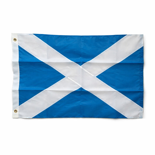 Sewn scotland flag 5x3ft - sewn,