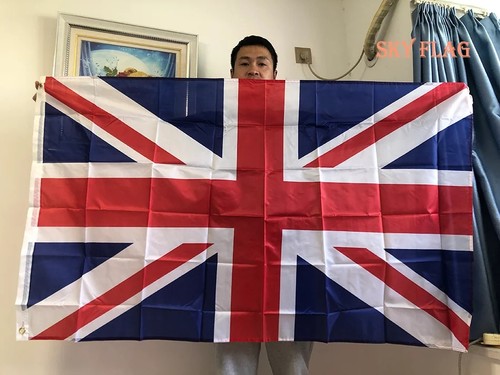 Sewn union jack flag british - union,