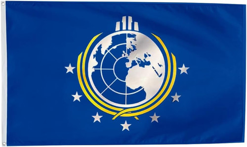 Super earth flag 3x5feet - earth,